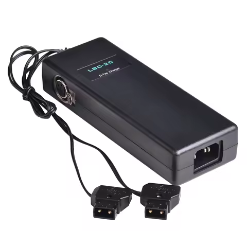 16.8V D-Tap Power Adapter Dual Charger for Sony V-Moun t / V Lock Battery and Anton Bauer Gold Mount