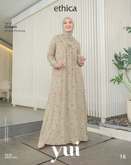 GAMIS DEWASA ETHICA YUI 15 BLACK CREAM GREEN BLUE || GAMIS KATUN DEWASA ETHICA (COD)