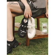 73hours Women's Shoes Slightly Sweet Mark Autumn New Style Ballet Style Thick-Soled Daddy Shoes Wome