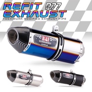 yoshimura R77 exhaust muffler Universal 51mm Motorcycle Exhaust Modified r25/z650/cbr250r/nvx155/r15 NH3Q