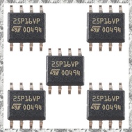 [I O J E] SOP-8 16Mb Memory Chip 5pcs M25P16-VMN6TP Printing 25P16VP Memory Chip