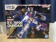 Bandai 1/100 RX-78F00 GUNDAM 橫濱高達模型