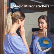 ★Ready Stock★ Magic mirror stickers Soft mirrors Wall stickers Self-adhesive Full body mirror For Dormitory Household Bathroom