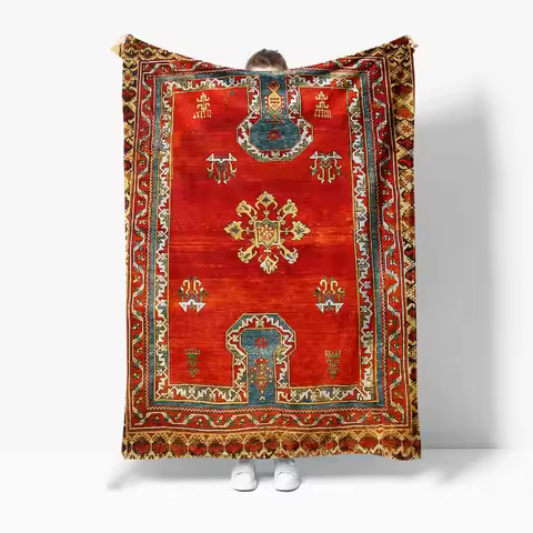 Vintage Turkish Kilim Rug Traditional Handmade Wool Area Rug Persian Tribal Rug Red Decorative Floor