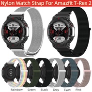 Nylon Watch Strap For Amazfit T-Rex 2 Smart Sport Watch VELCRO replacement wristband