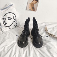 PLOVERWoodpecker Dr. Martens Boots Female British Style2021New Summer Thin Ankle Boots Spring and Autumn Boots NNND&amp;&amp;**