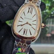 JAM TANGAN WANITA SERPENTI SEDUTTORI CLONE 1:1 BV SNAKE ULAR LILIT KOMBI ROSE ROSEGOLD