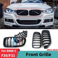 Front Grille Inlet Grid Mesh Kidney Grill Tuning For BMW 3 Series F30 F31 F35 318i 320i 320d 328i 33