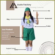 ❁ ✉ ♙ af SCOUTING UNIFORM FOR GIRLS TYPE A DRESS COMPLETE SET [JUNIOR]