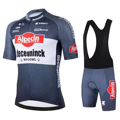 2025 Alpecin Pro Team New Bicycle Short Sleeve Maillot Ciclismo Summer Breathable Cycling Clothing S
