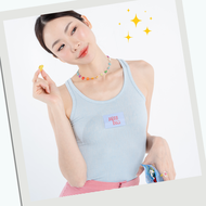 Wavy Tank Top (Baby Blue)