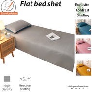 Dansunreve Plain Bedsheet Super King Size Bed Thick Mattress Cover Single Dormitory Bed Sheet for Queen Size Bed Single Room Dorm Bed 0.9m Bed Cover