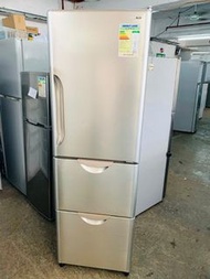 HITACHI 香檳金色~~ 靚面 二手雪櫃 // 可自動出冰 //多門雪櫃 冰箱 二手電器 ((包送貨