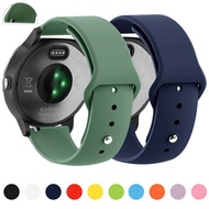 20mm 22mm Silicone Strap For Garmin Vivoactive 3 4 Band Watch Venu 2 SQ Forerunner 645 Wristband Bracelet Garmin Forerunner 245