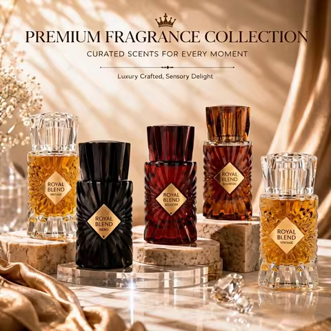 Royal Blend Extrait De Parfum Sequoia Bourbon Vintage Fragrance Spray Long Lasting Perfume For Daily
