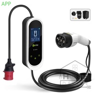 ใหม่ล่าสุด Zencar EV Charger Epro Type 2 ปรับระดับไฟได้สูงสุด 11Kw 22kW สำหรับไฟ 3 เฟส พร้อมขาแขวน ค