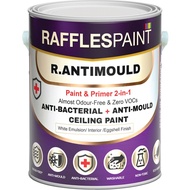 Raffles Paint 2 in 1 Odourless Primer and Anti-mould Paint (1L / 5L)