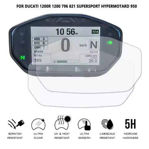 Motorcycle Cluster Scratch Protection Film Screen Protector For DUCATI 1200R 1200 796 821 SUPERSPORT