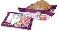 Disney TWS63/10 MA 7 Dwarves Set Bread Bin with Silicone Trivet, Bashful Design