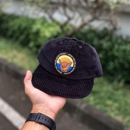 Topi Snapback Ropehat Corduroy Black huf cream cod termurah