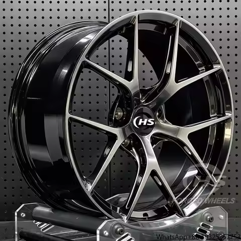 Custom Forged Black Car Wheels 5x112 5x114.3 5x120 18 19 20 21 22Inch Rims Forged Wheel for M2 M3 M4
