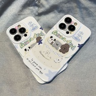 Teacup Dog Fountain Film Phone Case Suitable for OPPO Reno 3 4 4Z 5 6 7 7Z 8 8T 9 PRO PLUS 5G A3S A5 A9 A15 A15S A31 A33 A53 A53S A73 A77 A78 A91 A98 F23 R15 F9 F11 Find x3 x5 Gt K1 K9 K9S All-Inclusive Hard Shell