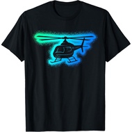 Men's cotton T-shirt Helicopters Aviation Kids Boys Men Helicopter Pilot T-Shirt