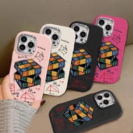 Personality Equation Cube Casing Compatible for IPhone Case 15  12 11 14 13  Pro Max  X XR XSMAX  8 