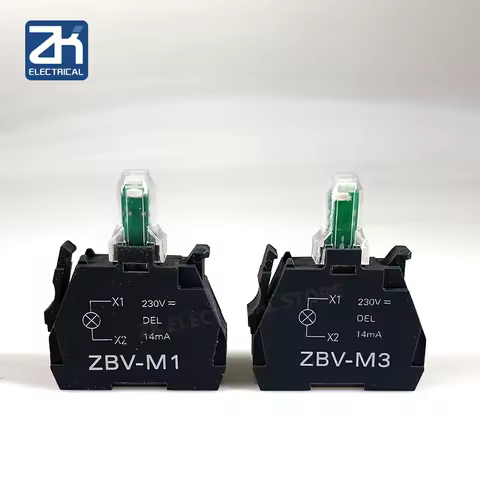 Xb4/XB5 Zb4 ZBV-M3 ZBV-B3 ZBV-B4 B5 B1 Push Button Switch Indicator Lamp Light