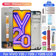 6.51" Original For VIVO Y20 Y20i Y20S V2029 V2027 V2032 LCD Display Touch Screen With Frame Digitize