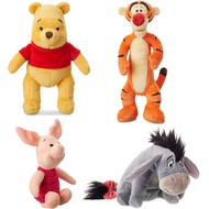 Store Original Winnie The Pooh Mini Bean Plush Doll Set - Tigger, Eeyore, Piglet and Pooh Disney Sto