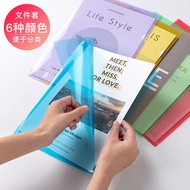 file organizer file holder file folder L-Shaped Transparent Folder pp Single-Page Folder A4 Two-Page