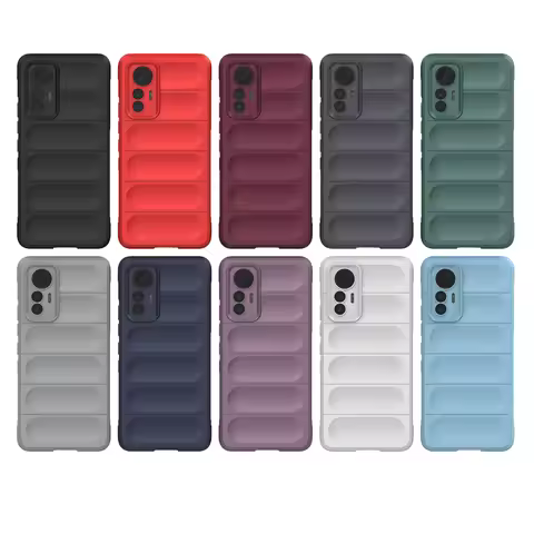 For Xiaomi 12 Lite Case For Xiaomi 12 Lite Cover Coque Funda Skin friendly Soft TPU Phone Bumper For