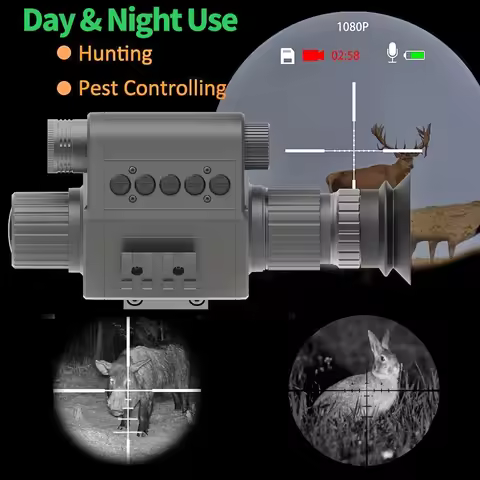 COMS imaging night vision rifle sight, AI 5x, crosshair visibility of 300 meters shooting hunting/an