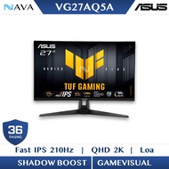 Màn Hình ASUS TUF GAMING VG27AQ5A 27 Inch Fast IPS 2K 210Hz HDR10 130% sRGB Loa 2Wx2 Bảo Hành 36 Thá
