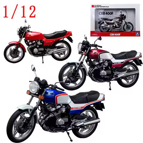 Diecast 1/12 Scale Honda Motorcycle Alloy Car Model Honda CBX400FPlay Vehicles Display Collection Ho