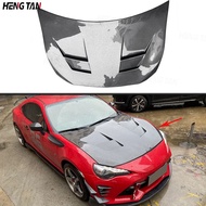 For Toyota GT86 Subaru BRZ ZN6 ZC6 ZD6 2012-2019 Carbon Fiber Car Front Bumper Engine Cover Hood Bon