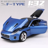 1:32 Jaguar F-TYPE Coupe รถโลหะผสมโมเดลของเล่นโลหะหล่อขึ้นรูปโมเดลรถยนต์ของเล่นสะสมเสียงและแสงของเล่