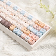 keyboard keyboard wireless Walking Cat M68 Three-Mode Mechanical Keyboard Wireless Bluetooth Girl Cu