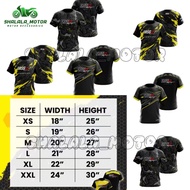 FASSTEK RACING T-SHIRT BAJU FASSTEK SUBLIMATION SPEEDCAMO RAZOR SWIRLSWIFT