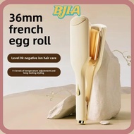 ✿BJA✿ ​​Water Wave Curler​​, ​​Water Wave Texture​​ 36mm Barrel​​ Egg Roll Hair Curler​​, ​​Ceramic 