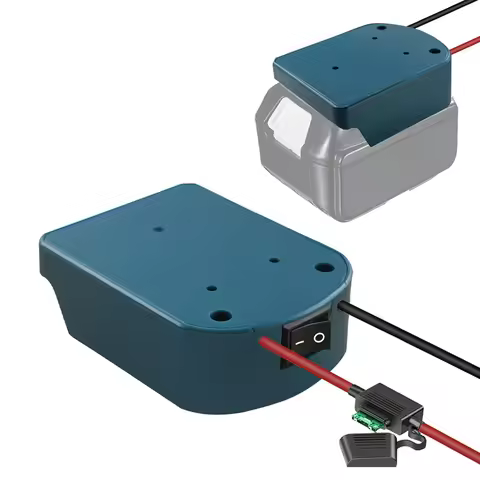 External Battery Adapter Converter for Makita 14V/18V Battery DIY Power Tool Box Mod Plug Accessorie