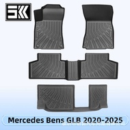 Suitable for Merces Bens GLB 2020-2025TPE Foot Mat 3D All-Weather Material Trunk Mat