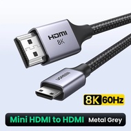 UGREEN Mini HDMI-Compatible to HD Cable 8K/60Hz for Raspberry Pi Zero Graphics Video Card Camera Cam