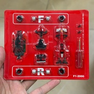 [Ready Stock 1 Item] Jingshang Kyosho KY 1/64 Ferrari Ferrari F1-2000 No. 3 Schumahe Positive Red La