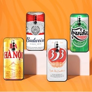 Xiaomi Redmi 8 case printed with images of famous beer brands