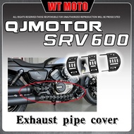 For QJMOTOR SRV 600 exhaust pipe anti-scalding cover QJ 600SRV srv600 600 srv heat shield protective