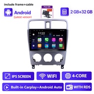 Seicane 9 นิ้ว QLED หน้าจอสัมผัส Android 13.0 รถวิทยุชุดหูฟัง GPS 2004 2005 2006 2007 2008 Subaru Fo