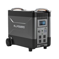 ALLPOWERS 戶外大容量4000W儲能電源 | 3456Wh磷酸鋰鐵電池 | 5種輸出11口同時用 | 六機串聯擴至21.6度電