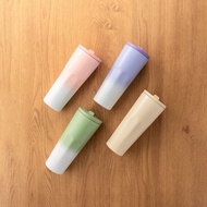 【客製化禮物】不鏽鋼 / 漸層吸管杯 / 自動吸管杯 / 客製化